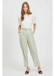 Pantalon chino beige VILA pour femme seconde vue