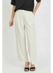 Pantalon chino beige VILA pour femme seconde vue