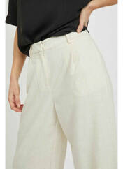 Pantalon chino beige VILA pour femme seconde vue