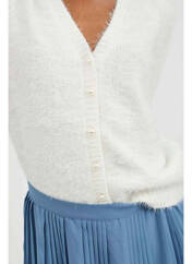 Gilet manches courtes blanc VILA pour femme seconde vue