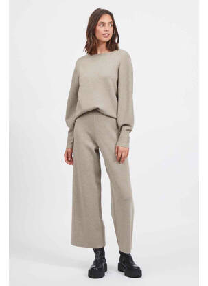 Pantalon droit beige VILA femme