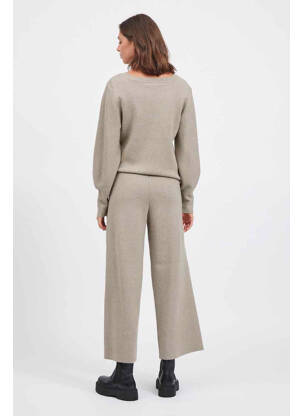 Pantalon droit beige VILA femme