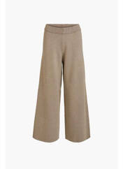 Pantalon droit beige VILA pour femme seconde vue