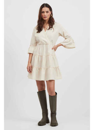 Robe courte beige VILA femme