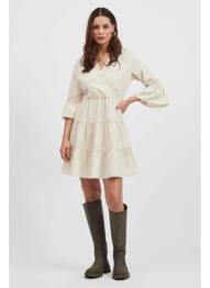 Robe courte beige VILA femme