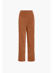 Pantalon droit marron VILA pour femme seconde vue