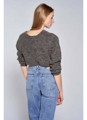 Pull gris VILA femme