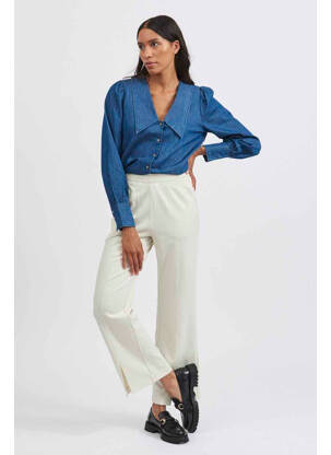 Pantalon flare beige VILA femme