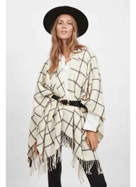 Poncho beige VILA femme