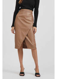 Jupe mi-longue beige VILA femme