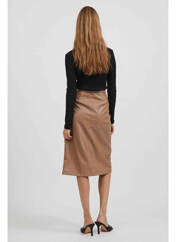 Jupe mi-longue beige VILA pour femme seconde vue