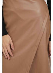 Jupe mi-longue beige VILA pour femme seconde vue