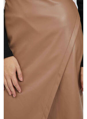 Jupe mi-longue beige VILA femme