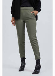 Pantalon chino vert VILA pour femme seconde vue