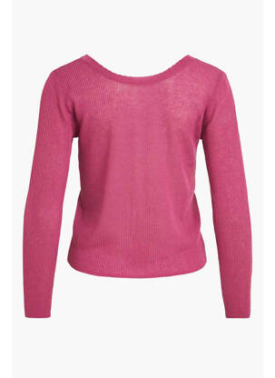 Gilet manches longues rose VILA femme