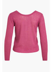 Gilet manches longues rose VILA pour femme seconde vue