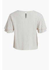 T-shirt beige VILA pour femme seconde vue