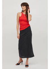Jupe longue noir VILA pour femme seconde vue