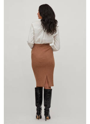 Jupe mi-longue beige VILA femme