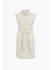 Robe courte beige VILA pour femme seconde vue
