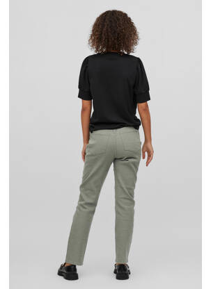 Jeans coupe droite vert VILA femme