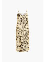 Robe mi-longue jaune VILA pour femme seconde vue