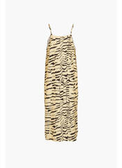 Robe mi-longue jaune VILA pour femme seconde vue