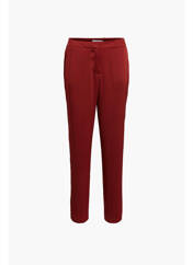 Pantalon droit rouge VILA pour femme seconde vue