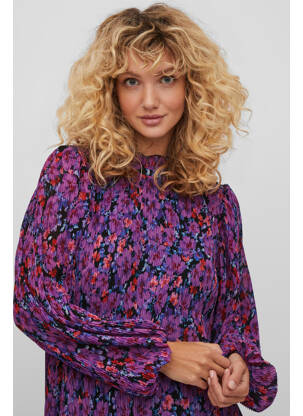 Robe mi-longue noir VILA femme