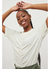 T-shirt blanc VILA pour femme seconde vue