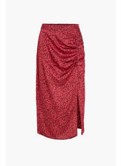 Jupe mi-longue rouge VILA pour femme seconde vue