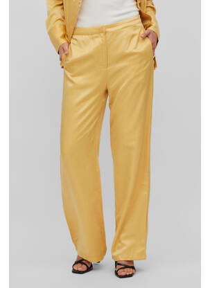 Pantalon large jaune VILA ROUGE femme