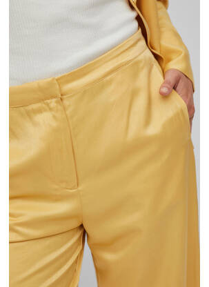 Pantalon large jaune VILA ROUGE femme