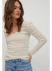 Top beige VILA pour femme seconde vue