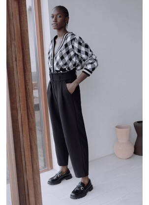 Pantacourt noir VILA ROUGE femme