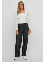 Pantalon flare noir VILA pour femme seconde vue