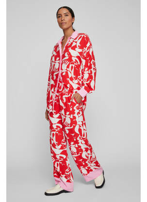 Pantalon droit rouge VILA femme