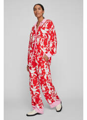Pantalon droit rouge VILA pour femme seconde vue