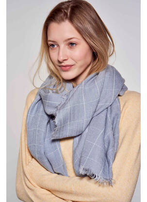 Foulard bleu ONLY femme