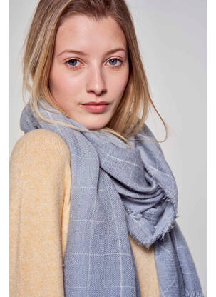Foulard bleu ONLY femme
