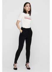 Pantalon chino noir ONLY pour femme seconde vue