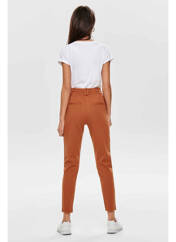 Pantalon chino marron ONLY pour femme seconde vue