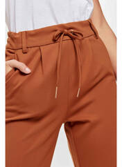 Pantalon chino marron ONLY pour femme seconde vue