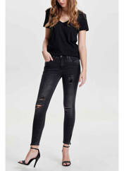 Jeans skinny gris ONLY pour femme seconde vue