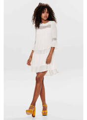 Robe courte beige ONLY pour femme seconde vue