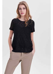 T-shirt noir JACQUELINE DE YONG pour femme seconde vue