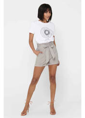 Short marron ONLY pour femme seconde vue