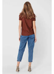 T-shirt marron JACQUELINE DE YONG pour femme seconde vue