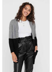 Gilet manches longues gris ONLY pour femme seconde vue