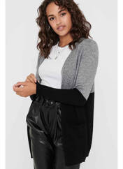 Gilet manches longues gris ONLY pour femme seconde vue